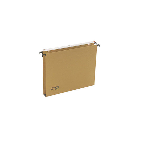Cartella sospesa Avana - cassetto - interasse 39 cm - fondo U 30 mm - 37x24,5 cm - avana - Bertesi