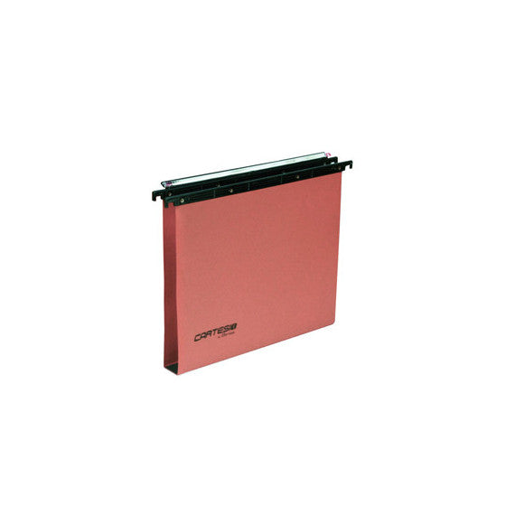 Cartella sospesa Cartesio - cassetto - interasse 38 cm - fondo U 30 mm - 36x25 cm - arancio - Bertesi