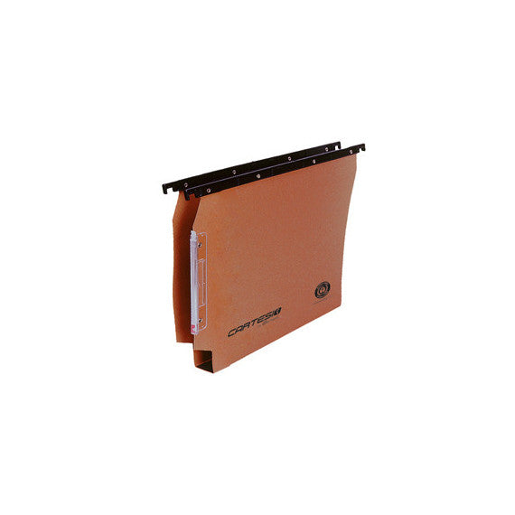 Cartella sospesa Cartesio Ecologica - armadio - 33 cm - fondo U 30 mm - 32,6 x 28 cm - arancio - Bertesi