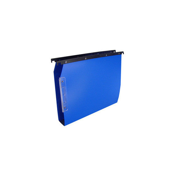 Cartella sospesa Cartesio PP - armadio - PPL - interasse 33 cm - fondo U - 32,6 x 28 cm - blu - Bertesi