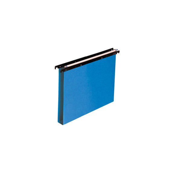 Cartella sospesa Cartesio PP - cassetto - PPL - interasse 39 cm - fondo U - 37x25 cm - blu - Bertesi