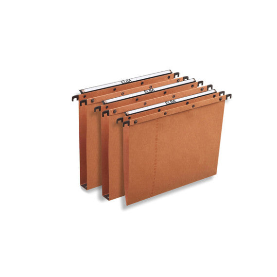 Cartella sospesa - cassetto Ultimate® - interasse 33 cm - fondo U 30 mm - 31,6x25 cm - avana - Elba