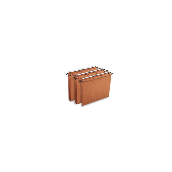 Cartella sospesa - cassetto Ultimate® - interasse 39 cm - fondo V - legale 37,2x25 cm - avana - Elba