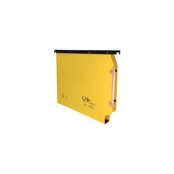 Cartella sospesa Joker - armadio - interasse 33 cm - fondo U 3 cm - 32,6x28 cm - giallo - Bertesi