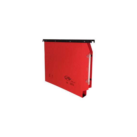 Cartella sospesa Joker - armadio - interasse 33 cm - fondo U 3 cm - 32,6x28 cm - rosso - Bertesi