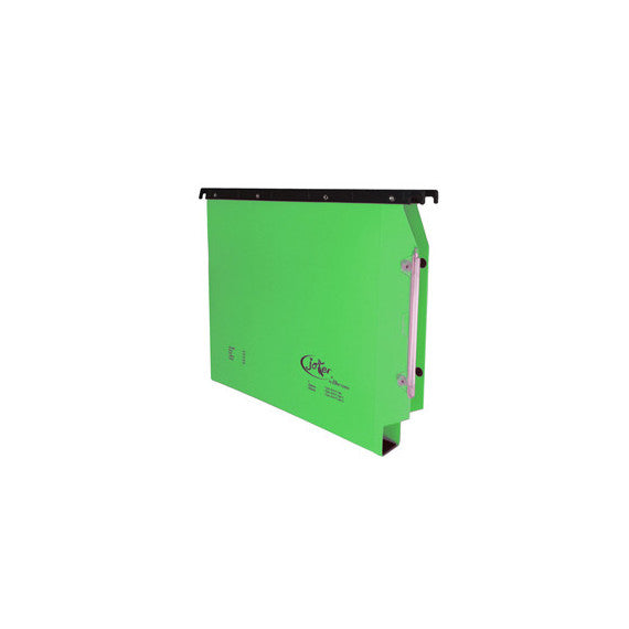 Cartella sospesa Joker - armadio - interasse 33 cm - fondo U 3 cm - 32,6x28 cm - verde - Bertesi