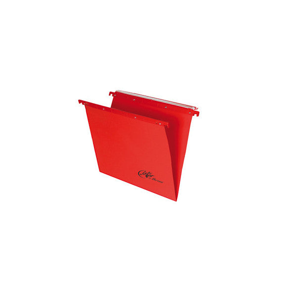 Cartella sospesa Joker - cassetto - interasse 33 cm - fondo V - 31,2x25 cm - rosso - Bertesi