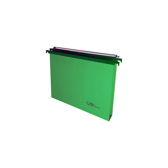 Cartella sospesa Joker - cassetto - interasse 39 cm - fondo U 3 cm - 37x25 cm - verde - Bertesi