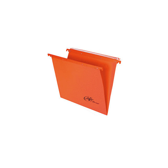 Cartella sospesa Joker - cassetto - interasse 39 cm - fondo V - 37x25 cm - arancio - Bertesi
