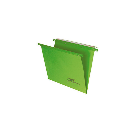 Cartella sospesa Joker - cassetto - interasse 39 cm - fondo V - 37x25 cm - verde - Bertesi
