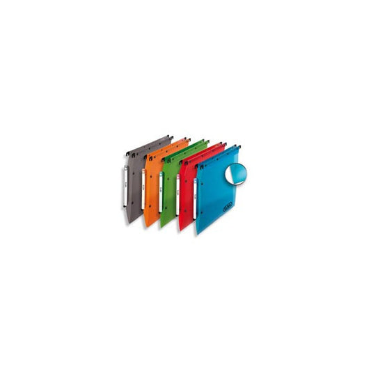 Cartella sospesa - PPL - armadio - interasse 33 cm - fondo V - 32,5x27,5cm - colori assortiti - Favorit