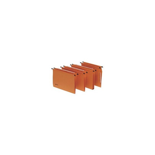 Cartella sospesa Signaletic - cassetto - interasse 39 cm - fondo V - 39x25 cm - avana - Rexel