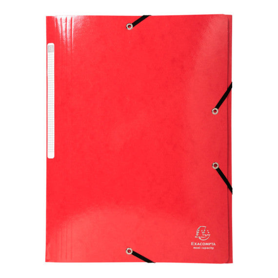 Cartelle 3L con elastici Iderama - A4 - 10 colori assortiti - Exacompta