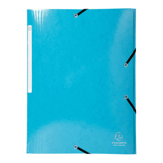 Cartelle 3L con elastici Iderama - A4 - 10 colori assortiti - Exacompta