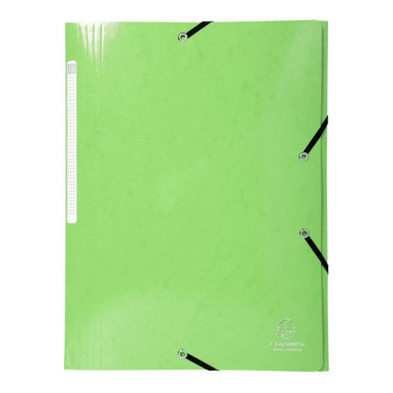 Cartelle 3L con elastici Iderama - A4 - 10 colori assortiti - Exacompta