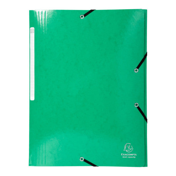 Cartelle 3L con elastici Iderama - A4 - 10 colori assortiti - Exacompta