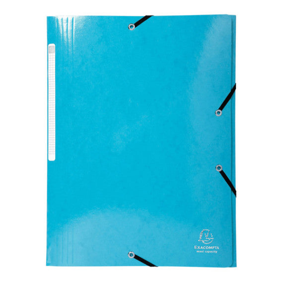 Cartelle 3L con elastici Iderama - A4 - 10 colori assortiti - Exacompta