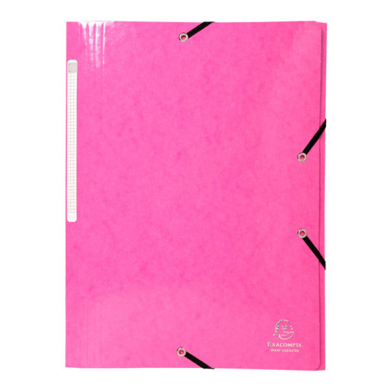 Cartelle 3L con elastici Iderama - A4 - 10 colori assortiti - Exacompta