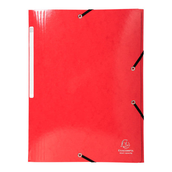 Cartelle 3L con elastici Iderama - A4 - 10 colori assortiti - Exacompta