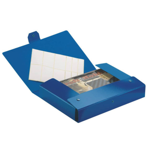 Cartelle portaprogetti Esselte C95 DELSO ORDER dorso 15 cm presspan lucido blu 25x35 cm - 390395050
