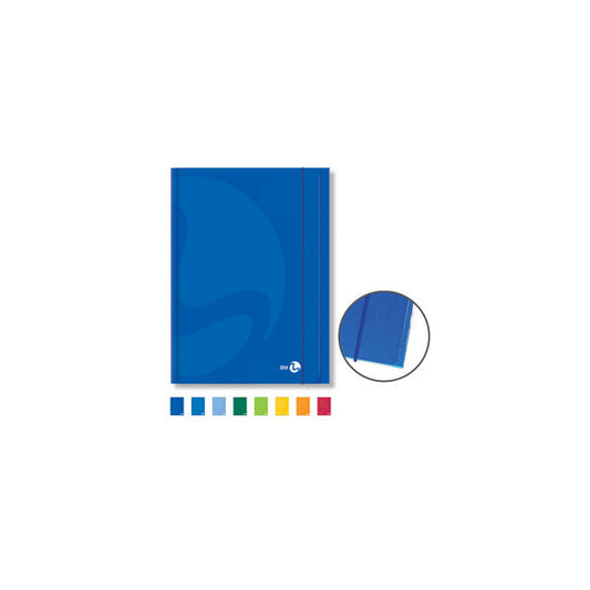 Cartellina Color - 25,5x35cm - 3 lembi - con elastico - colori assortiti - BM