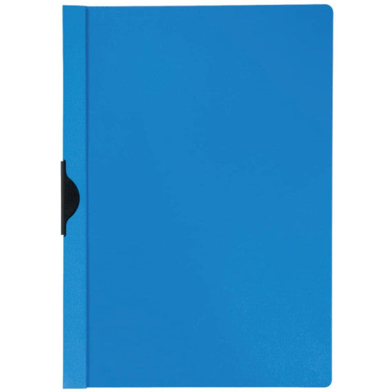 Cartellina con clip Q-Connect PVC 22x30,7 cm blu KF00462