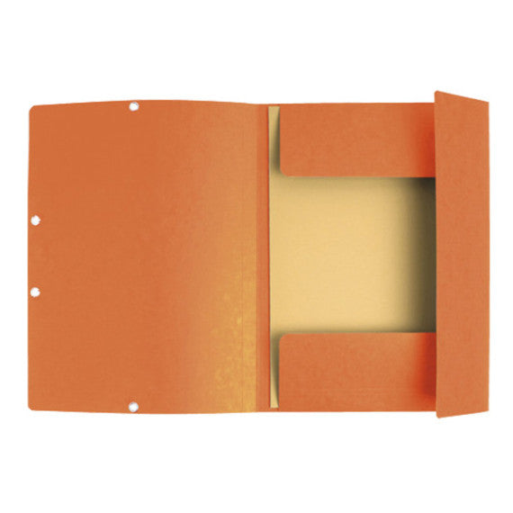 Cartellina con elastico - cartoncino Lustrè - 3 lembi - 24 x 32 cm - colori assortiti - Exacompta