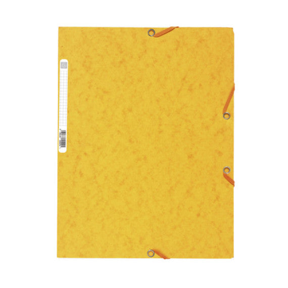 Cartellina con elastico - cartoncino Lustrè - 3 lembi - 24 x 32 cm - colori assortiti - Exacompta