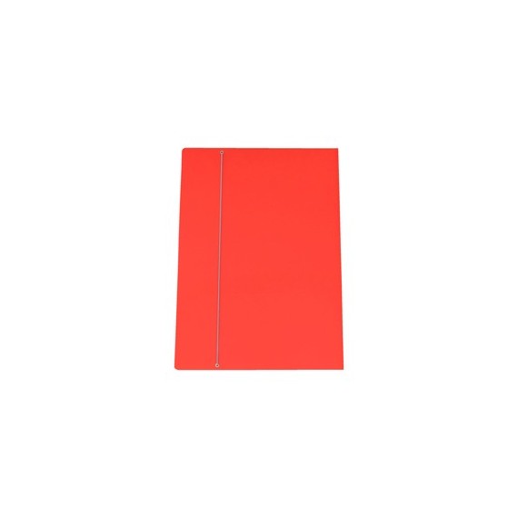 Cartellina con elastico - cartone plastificato - 35 x 50 cm - rosso - Cartotecnica del Garda