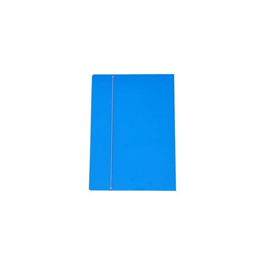 Cartellina con elastico - cartone plastificato - 50x70 cm - azzurro - Cartotecnica del Garda