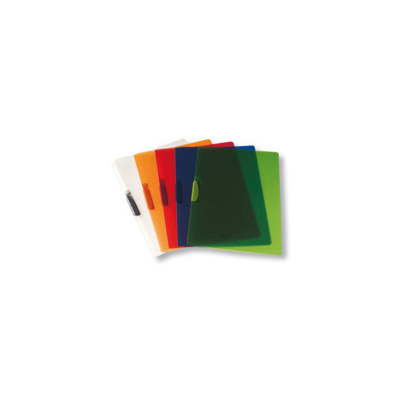 Cartellina con molla Clipper - 22 x 30 cm - trasparente neutro - Fellowes
