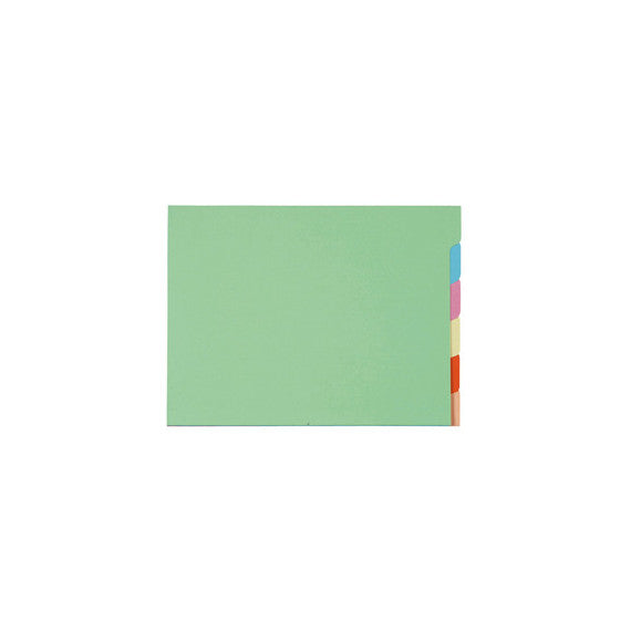 Cartellina con tacca per cartelle sospese - armadio - 24 x 32 cm - 240 gr - Exacompta - set 6 cartelline