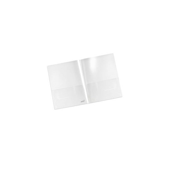 Cartellina doppia tasca Plastidea - PP - trasparente - Iternet - conf. 5 pezzi