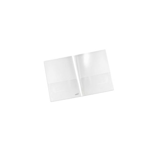 Cartellina doppia tasca Plastidea - PP - trasparente - Iternet - conf. 5 pezzi