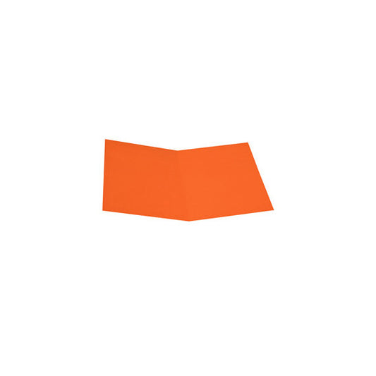 Cartellina semplice - 200 gr - cartoncino bristol - arancio - Starline - conf. 50 pezzi