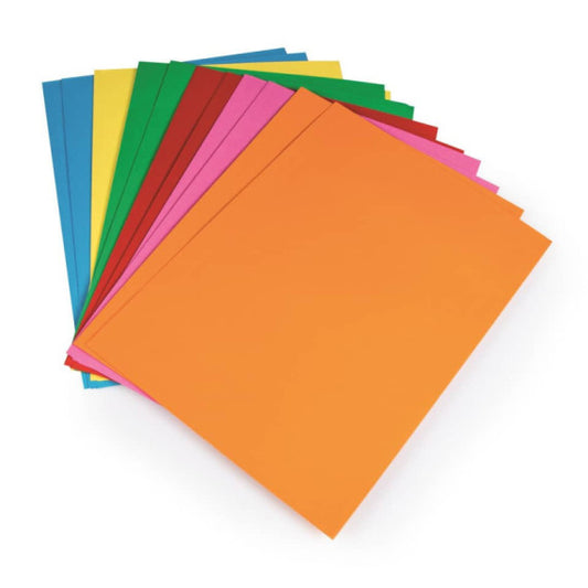 Cartellina semplice Brefiocart Color 24,5x35 cm cellulosa 200 g/m² arancio conf. 50 pezzi - 0205510.AR