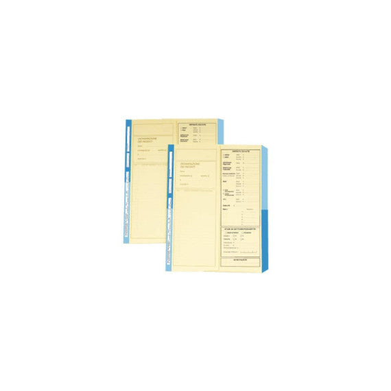 Cartelline a 2 lembi 4Pro dichiarazione dei redditi A4 cellulosa 225 g/m² dorso 2 cm bluconf. da 50 pezzi - 4175 01