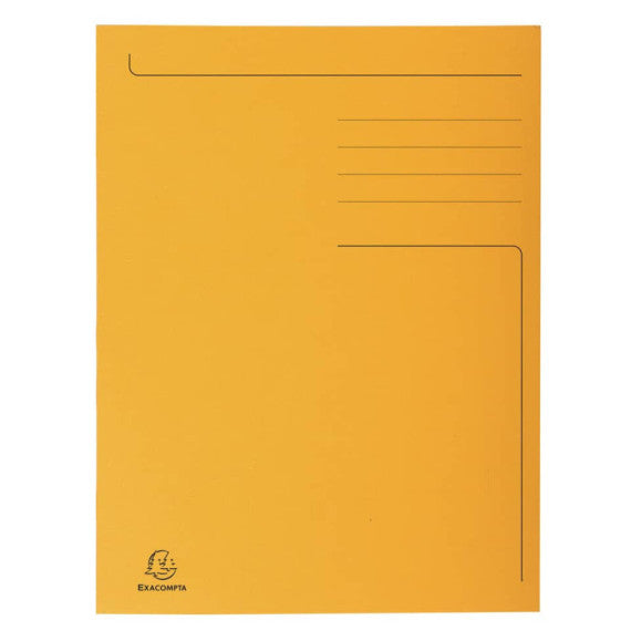 Cartelline a 3 lembi Forever® 24,5x35 cm arancio conf. 50 pezzi - 449009E