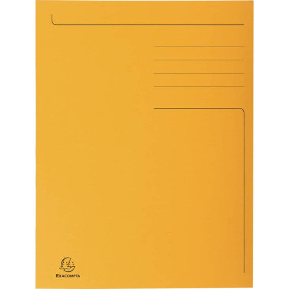 Cartelline a 3 lembi Forever® 24,5x35 cm arancio conf. 50 pezzi - 449009E