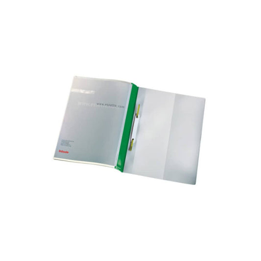 Cartelline ad aghi con clip Esselte Quotation File 23,8x31 cm pvc semirigido verde  conf. da 25 - 28360