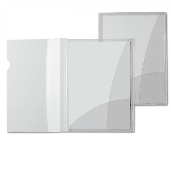 Cartelline con tasche Capri 69/2 - PVC - 21 x 29,7 cm - cristallo - Sei Rota - conf. 5 pezzi