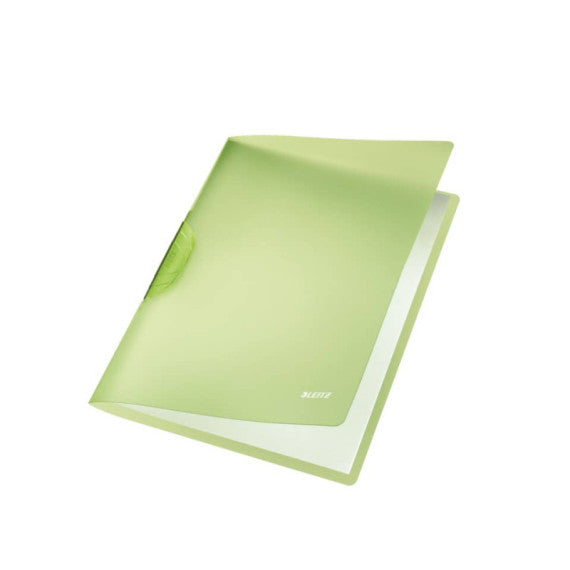 Cartelline di archiviazione con clip max 30 fogli Leitz COLOR CLIP Rainbow in PPL A4 verde - 41760155