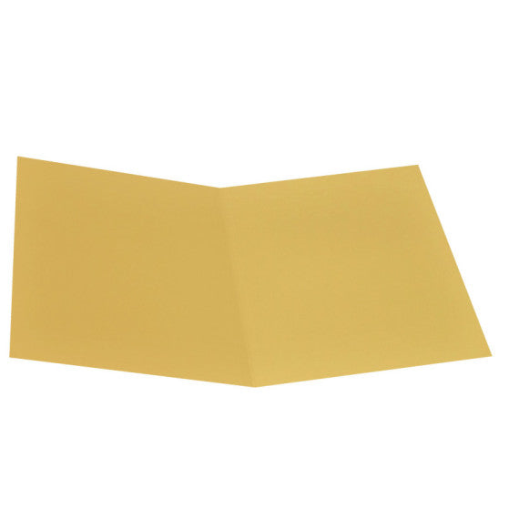 Cartelline semplici - senza stampa - cartoncino Manilla 145 gr - 25x34 cm - giallo - Cartotecnica del Garda - conf. 100
