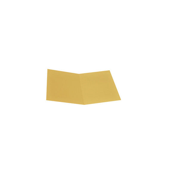 Cartelline semplici - senza stampa - cartoncino Manilla 145 gr - 25x34 cm - giallo - Cartotecnica del Garda - conf. 100