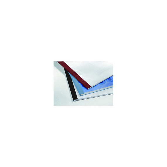 Cartelline termiche Business Line - 3 mm - leather bianco - GBC - scatola 100 pezzi