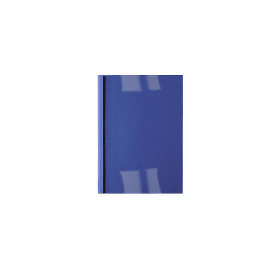 Cartelline termiche Business Line - 3 mm - leather blu - GBC - scatola 100 pezzi
