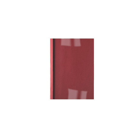 Cartelline termiche Business Line - 3 mm - leather rosso - GBC - scatola 100 pezzi