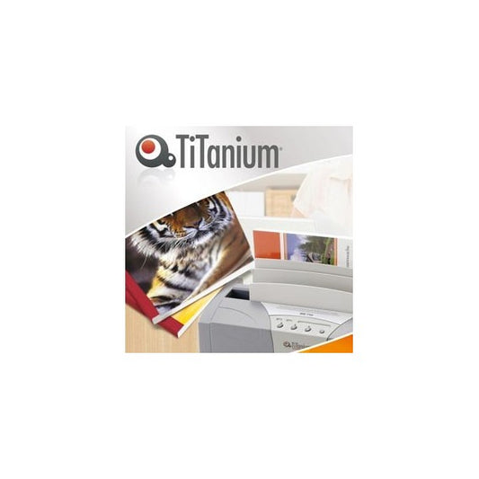 Cartelline termiche Grain - 15 mm - bianco - Titanium - scatola 50 pezzi
