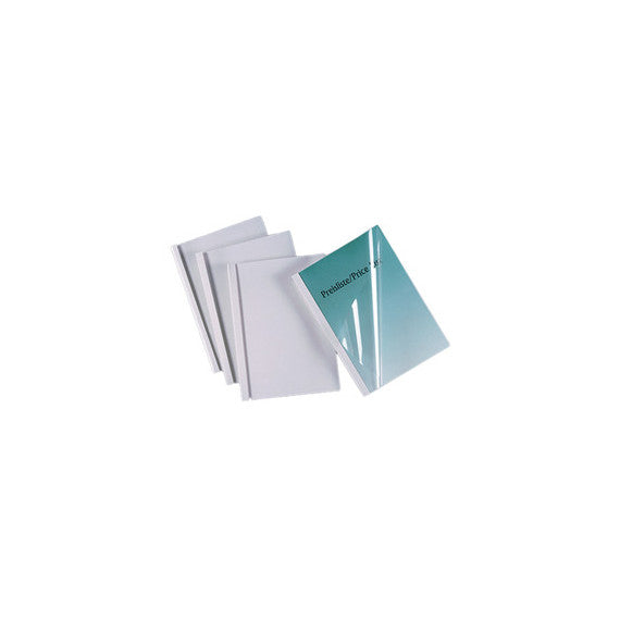 Cartelline termiche Standard - A4 - 150 micron - 35 mm - bianco - GBC - scatola 50 pezzi