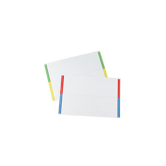 Cartoncini per cartelle sospese - cassetto - 28 cartoncini per foglio - 31 cm - Bertesi - conf. 10 fogli
